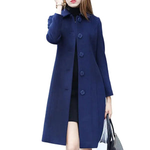Mid Length Elegant Warm Winter Coat Rieworkes
