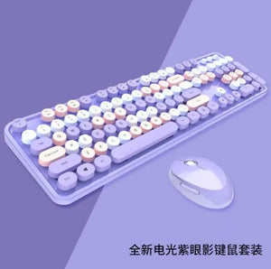 Wireless Round Keycap Keyboard Set Rieworkes