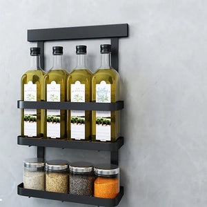 Punch-Free Stainless Steel Kitchen Storage Shelf Mimarta