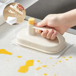 Kitchen Bathroom Toilet Cleaning Magic Brush Glass Wall Cleaning Bath Brush Handle Cleaning Rag Ceramic Window Slot Clean Brush Kitchen Gadgets Rieworkes