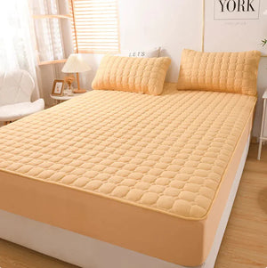 Cozy Nest 3-Piece Brushed Quilted Mattress Set Rieworkes