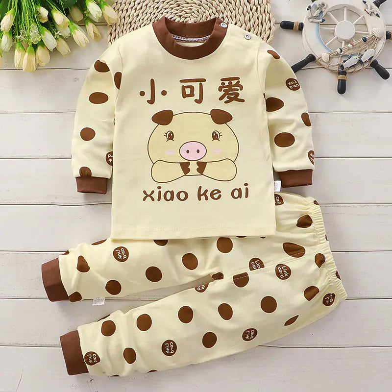 Boys' Cotton Autumn Winter Underwear Set (Wholesale) Mimarta