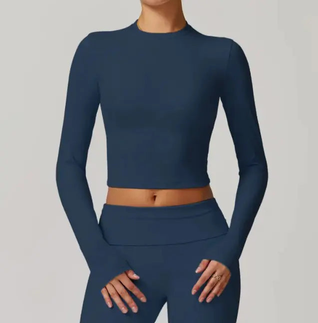 Slim Fit Long Sleeve Yoga Wear Rieworkes