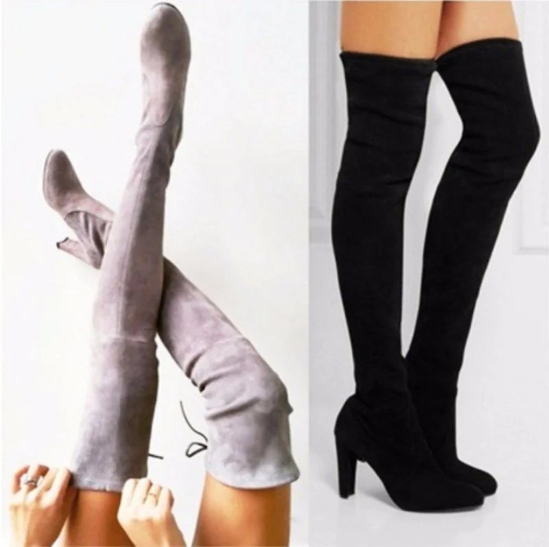 Over-the-Knee Sexy Women's High Heel Winter Boots Mimarta