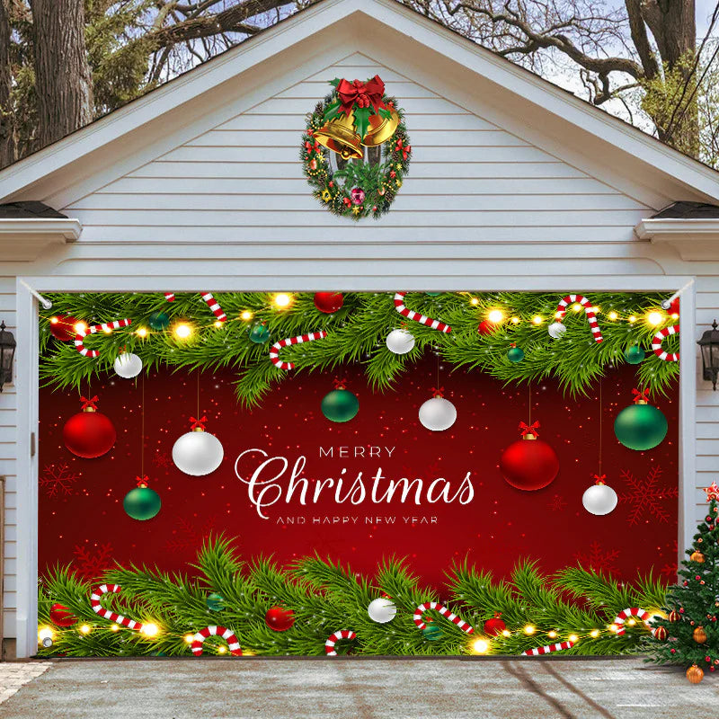 Halloween Misty Forest Garage Door Banner Rieworkes