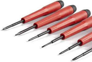 6 Piece Precision Screwdriver Tool Set Eyeglass Repair Computer Kit Magnetic Bit - Rieworkes