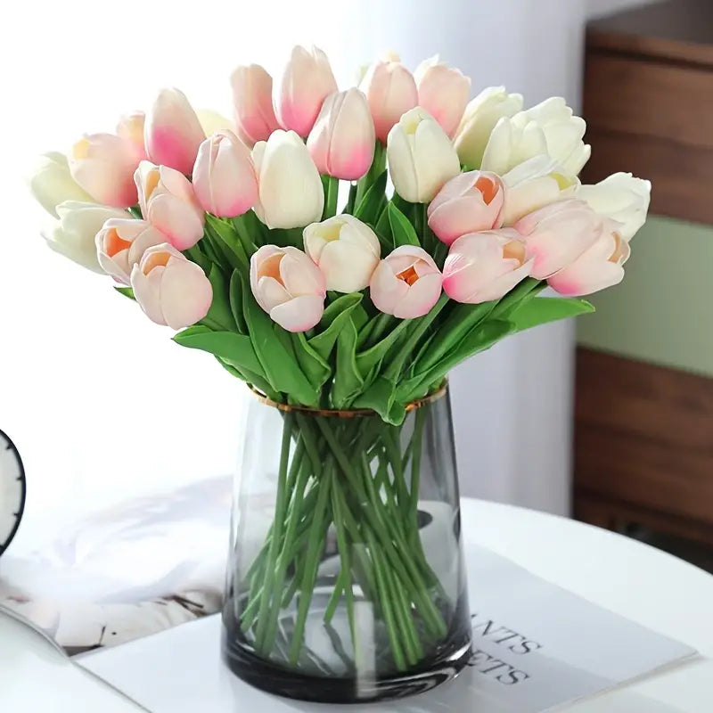 Artificial Tulip Decor Stems Mimarta