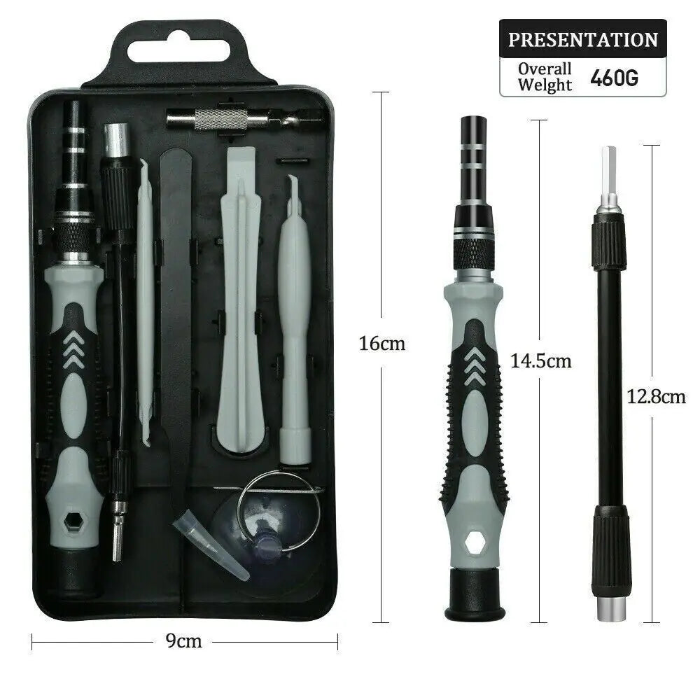 Magnetic Screwdriver Bit Set For iPhone Macbook Tool Kit Set Repair Watch 117PCS Rieworkes