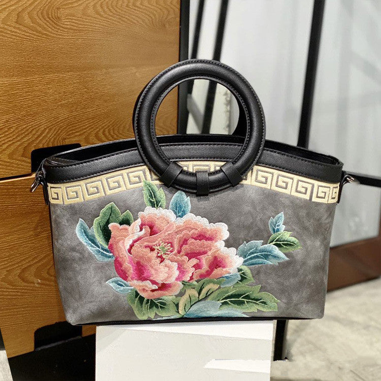 Embroidered Handbag for Women with Qipao Design Mimarta
