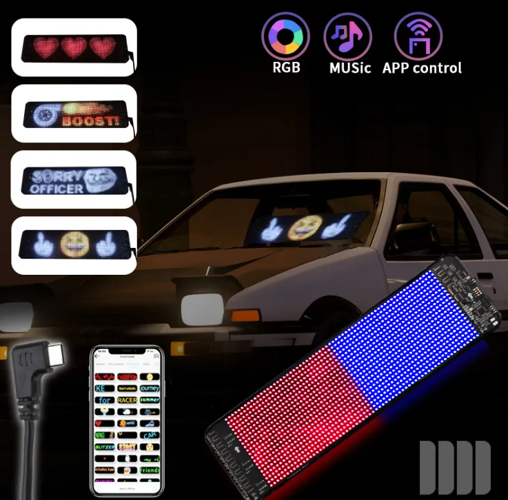 Programmable Car LED Mimarta