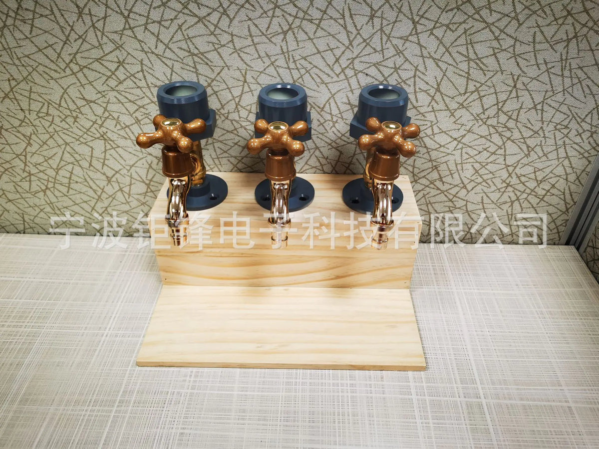 Whiskey Wood Dispenser with Tap and Water Function Mimarta