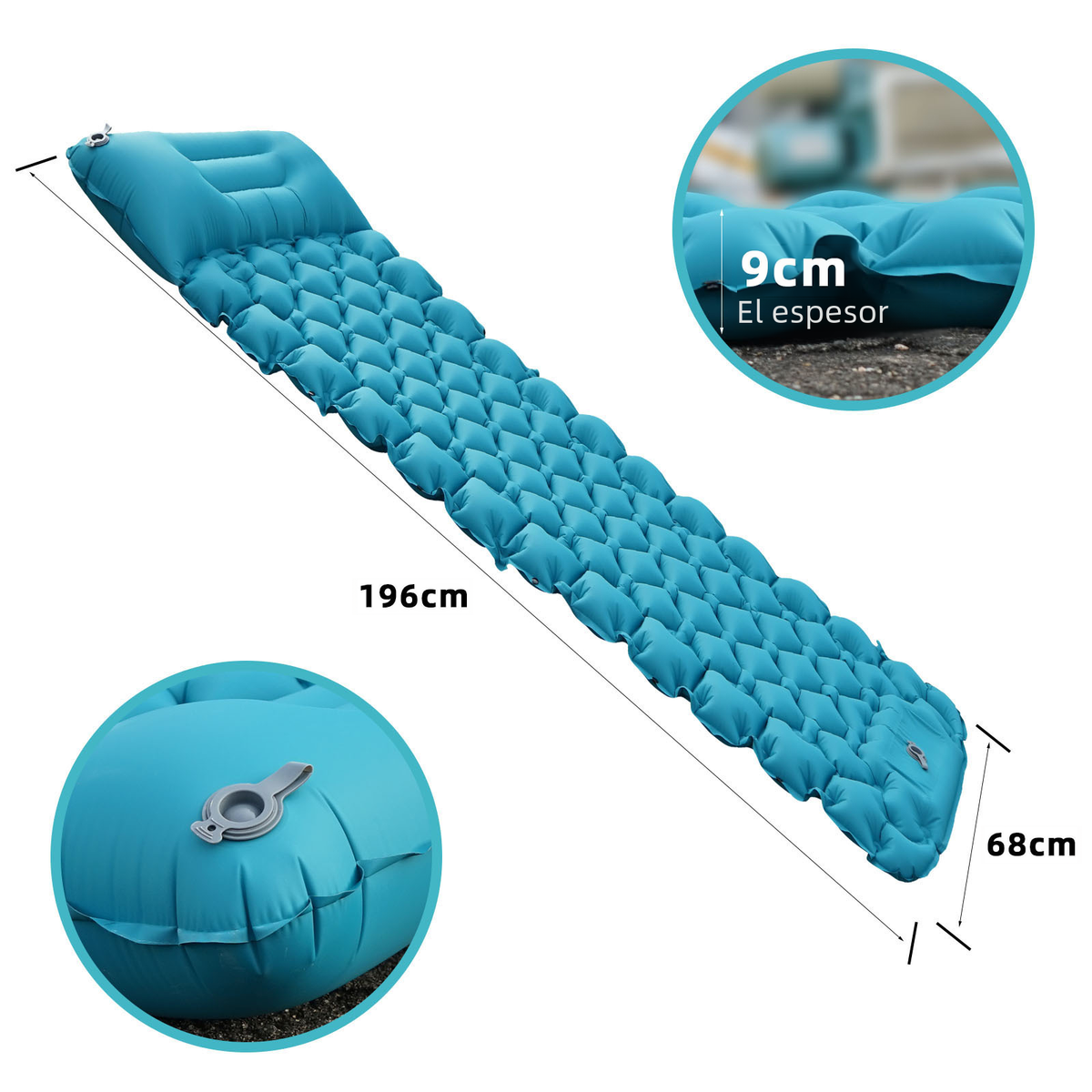 Portable Inflatable Camping Mattress for Outdoor Use Mimarta