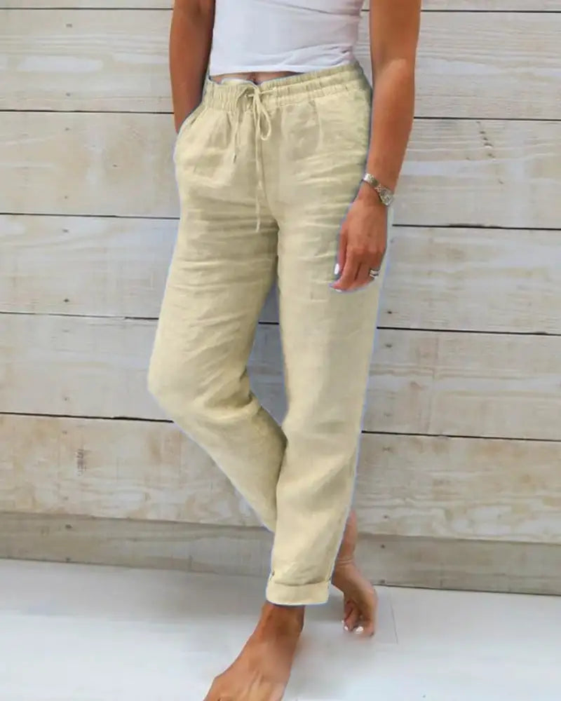 Linen Pants For Woman Rieworkes