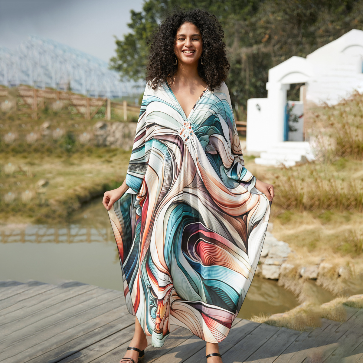 Women's Summer Boho Print Mimarta