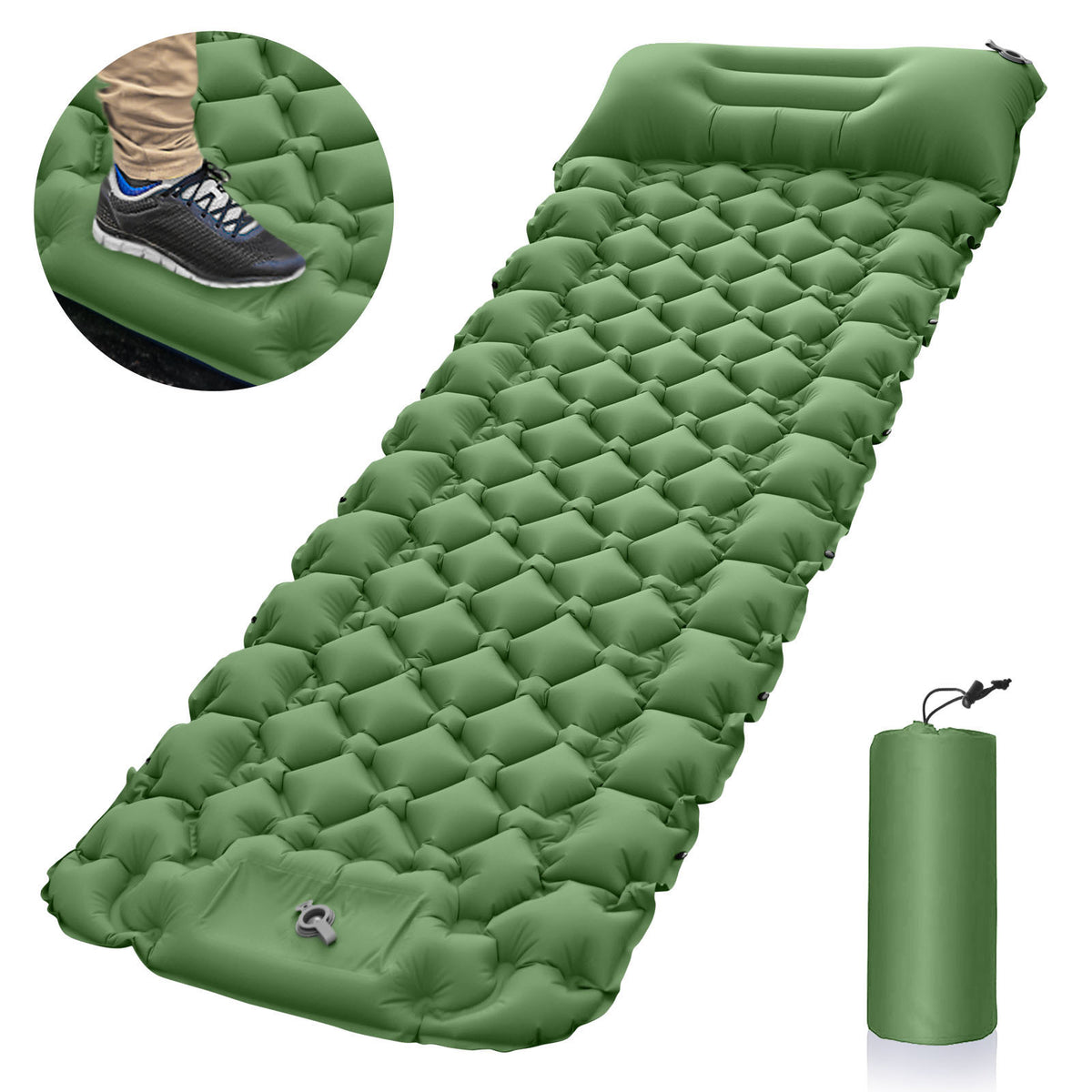 Portable Inflatable Camping Mattress for Outdoor Use Mimarta
