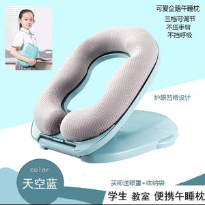 Golden Three-Stage Portable Napping Pillow for Kids Mimarta