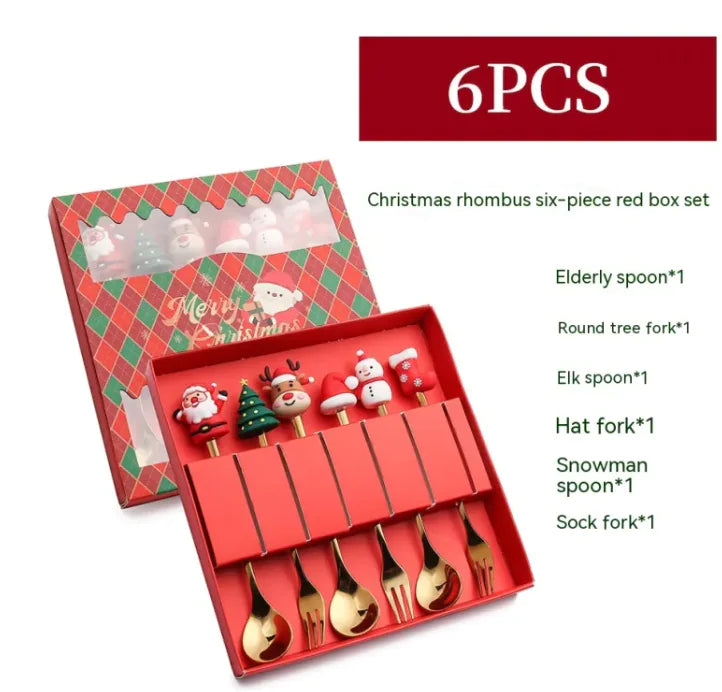 Festive Stainless Steel Christmas Spoon Rieworkes