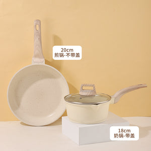Non-Stick Stone Cookware Set - 4 Pieces for Home Use Mimarta