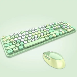 Wireless Round Keycap Keyboard Set Rieworkes