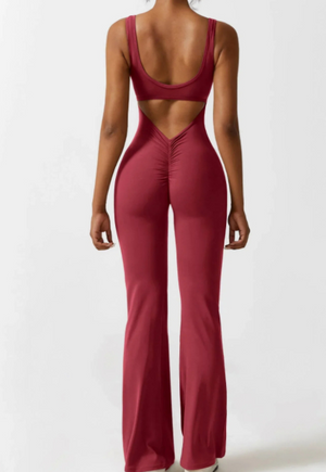 Seamless Hollow Yoga Bodysuit - Women's Casual Activewear Mimarta