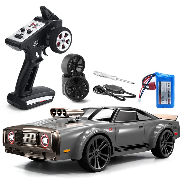 High Speed RC Car Vehicles Muscle Car IPX4 Waterproof Gift Toys RTR for Kids Rieworkes