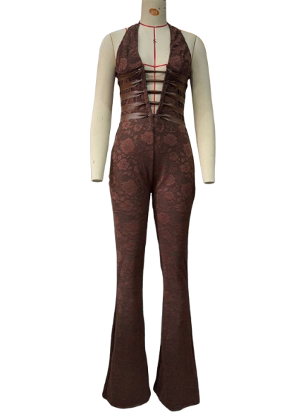Lace Fit Jumpsuit Mimarta