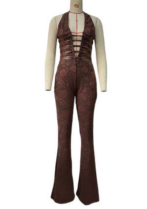 Lace Fit Jumpsuit Mimarta