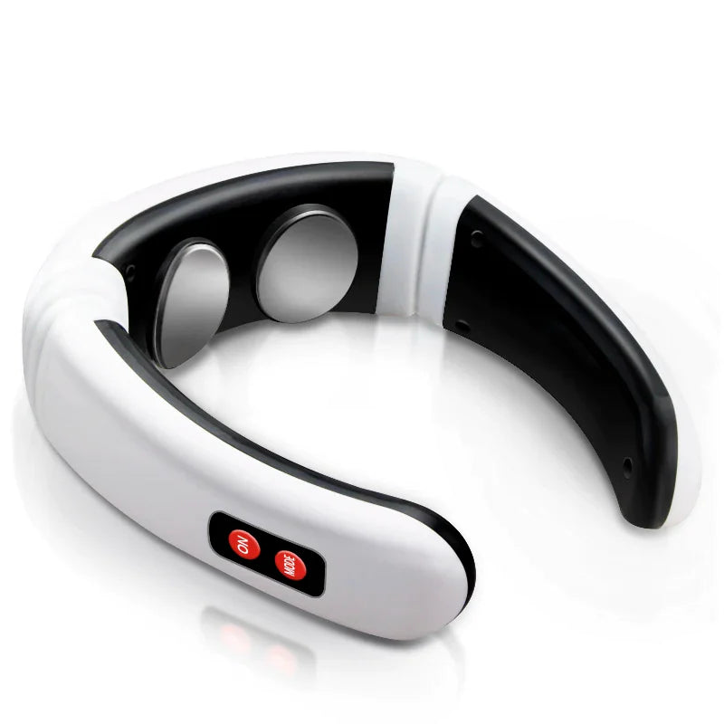 Electric Cervical Pulse Neck Massager Muscle Relax Massage Magnetic Therapy US Rieworkes