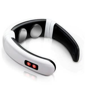 Electric Cervical Pulse Neck Massager Muscle Relax Massage Magnetic Therapy US Rieworkes