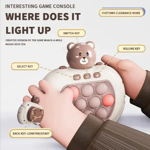Fast Push Light-Up Bubble Game Console Rieworkes
