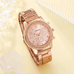Rose Gold Luxury Watch Set Rieworkes
