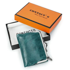 Genuine Leather Wallet Women Rieworkes