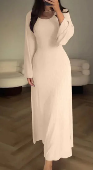 Long Sleeve Split Loose Leisure Professional Dress For Women Rieworkes