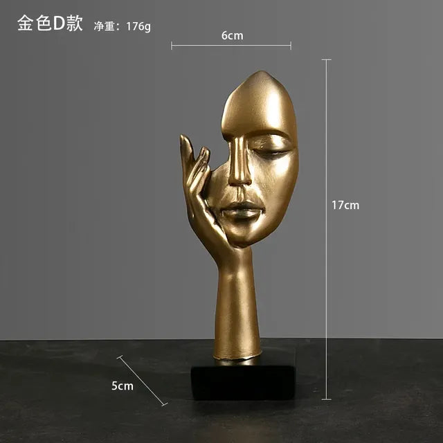Abstract Character Statue - Nordic Luxury Desktop Decor Mimarta