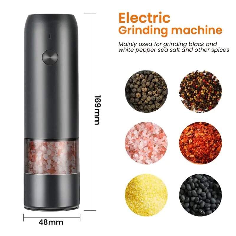 Electric Automatic Pepper And Salt Grinder Rieworkes