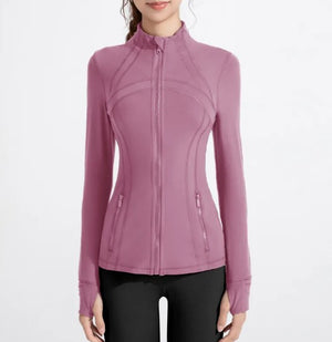 Workout Long Sleeve Zipper Jacket Mimarta