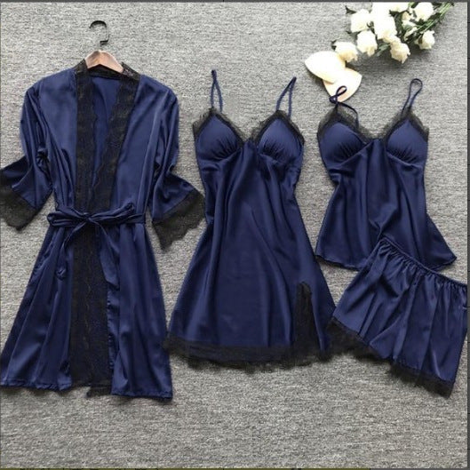 Summer Sexy Women's Loungewear Pajama Set (4 Pieces) Mimarta
