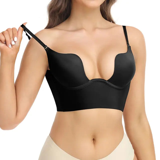 Shapewear Bodysuit Women Deep V-Neck Rieworkes