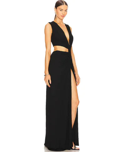 Deep V-Neck Slim Fit Dress Rieworkes