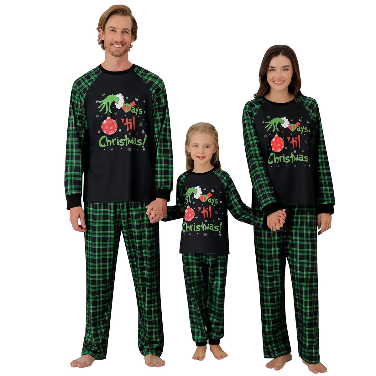 Weixinbuy Christmas Pajamas for Family Christmas Pjs Matching Christmas Pjs for Couples Women Men Kids Girls Boys Mimarta