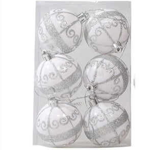 6cm Painted Christmas Ball Decorations Arrangement Props - Rieworkes