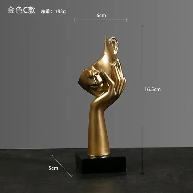 Abstract Character Statue - Nordic Luxury Desktop Decor Mimarta