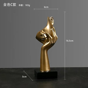 Abstract Character Statue - Nordic Luxury Desktop Decor Mimarta