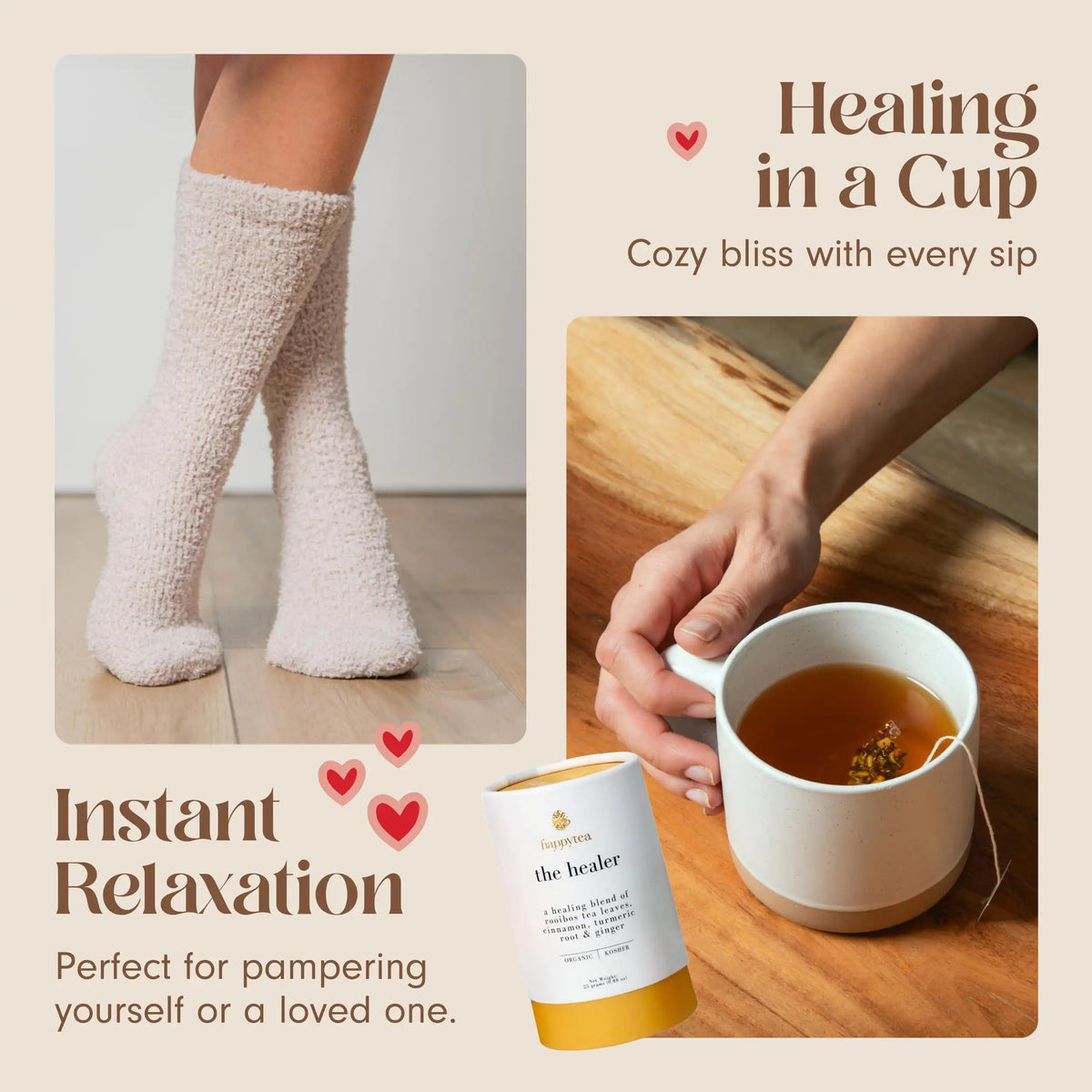 Get Well Gift Box USDA Organic Get Well Soon Self Care Package for Women Fluffy Rieworkes