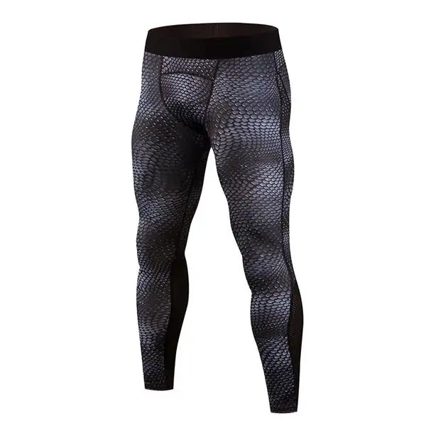 Men's Compression Running Tights: New Fitness Gym Leggings Rieworkes