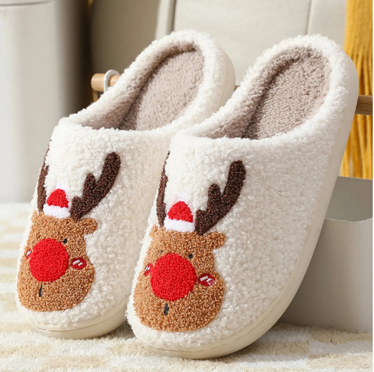 Cozy Christmas Slippers Rieworkes
