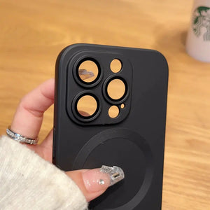 Luxury  Matte Case For Magnetic Wireless Charging Rieworkes