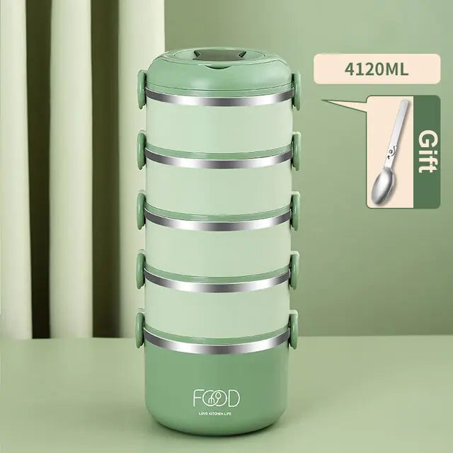 Multi-Layer Stainless Steel Lunch Box Rieworkes