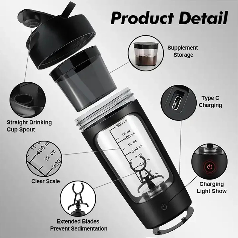 Gym Electric Shaker Cup Rieworkes