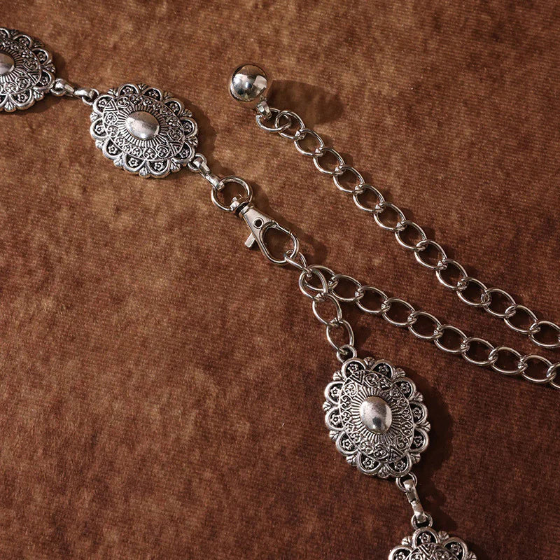 Retro Carved Waist Chain Rieworkes